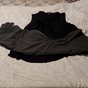 Large blouse, sz 12p dress pants